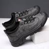 Neue Herrenschuhe für den Frühling Leder vielseitig rutschfest Outdoor-Sport Freizeitlederschuhe Herren Bergsteigerschuhe bequem