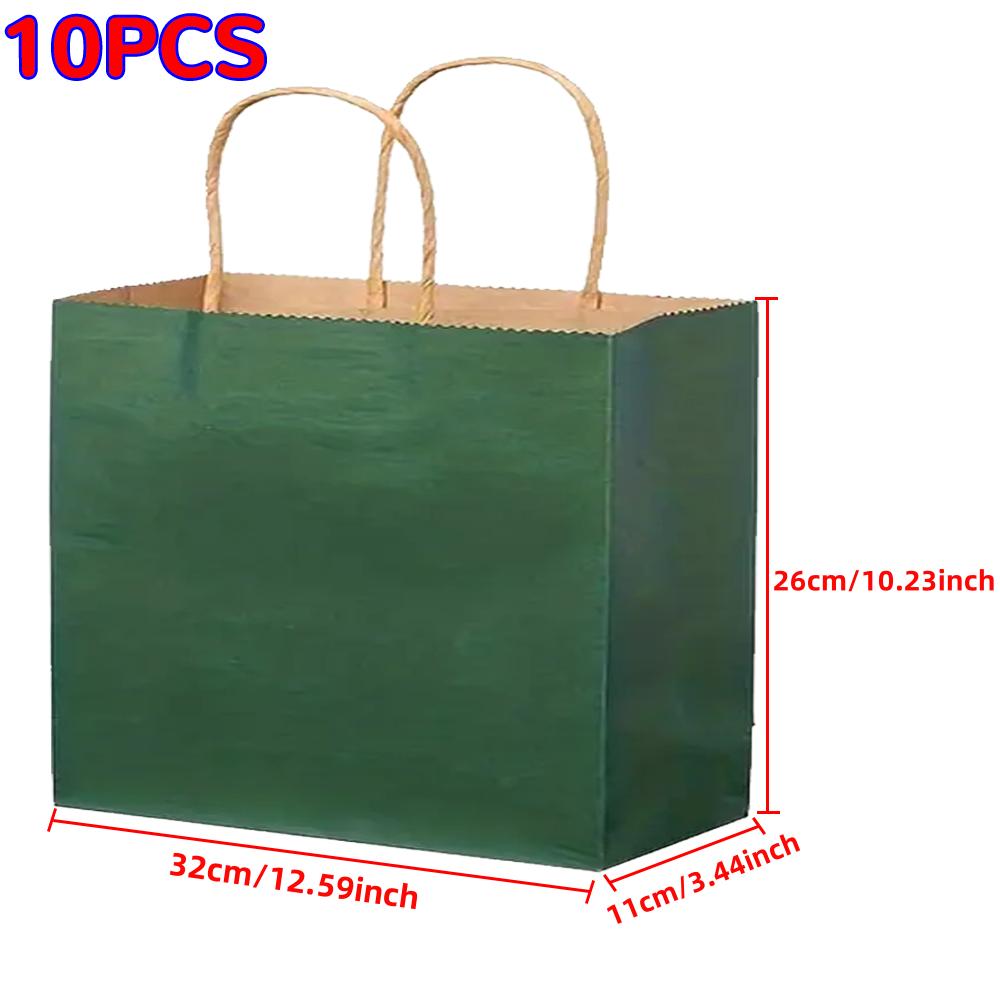 Paper Gift Bags  Shopping Bags  Kraft Paper Gift Candy Bag Colored Hand-held Paper Bags Wedding Party Decoration Gift