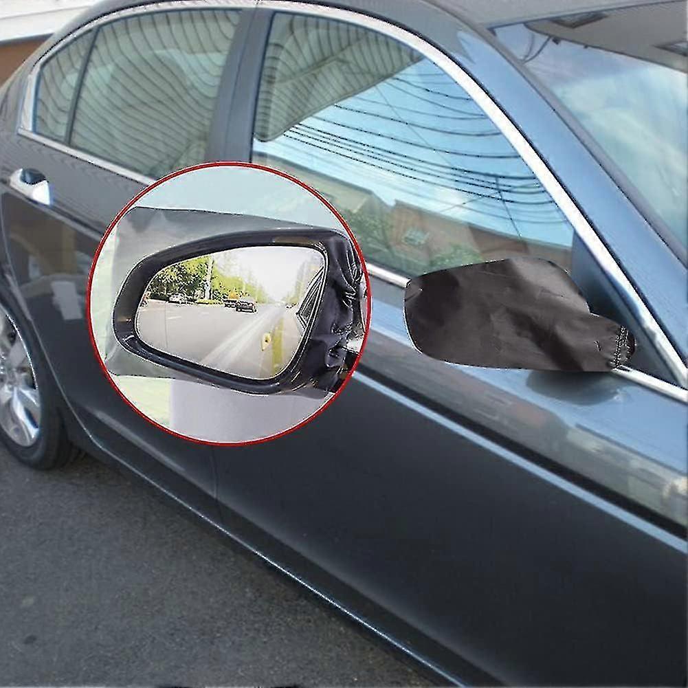1 Pair Car Side Mirror Snow Cover, Mirror Frost Protection Cover, Car Mirror Protective Snow Cover, Car Exterior Mirror Frost Cover - PJ