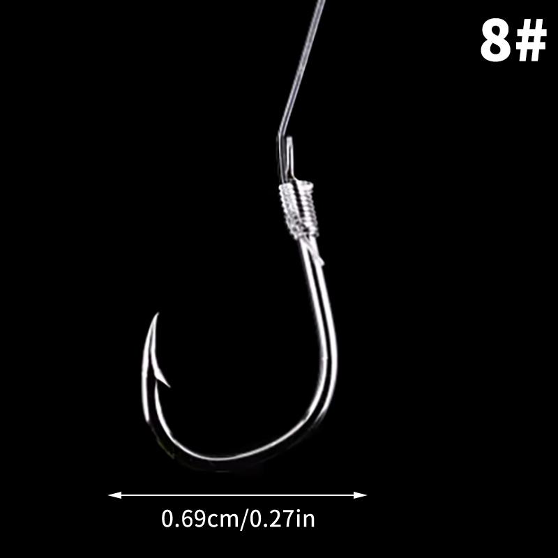 Haczyki Wędkarskie Z 5 Małymi Haczykami Przypony Krętlik Przynęty Wędkarskie Przynęta Haczyki Sznurowe 1#-10#