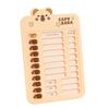 1 Set Chore Chart Children's Self-discipline Punch Card Panda To Do List Reminder  Board  Stationary