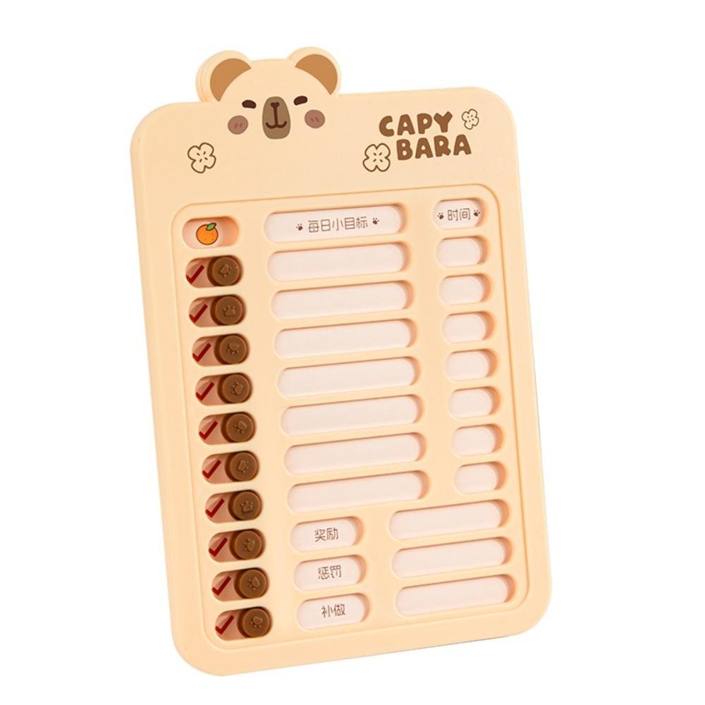 1 Set Chore Chart Children's Self-discipline Punch Card Panda To Do List Reminder  Board  Stationary