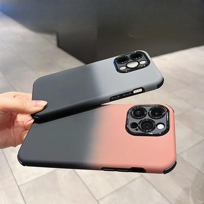 Applicable To Apple 15 Mobile Phone Case Gradient Four Corner Anti Fall IPhone14promax Two In One 13 Full Inclusive Protection Case