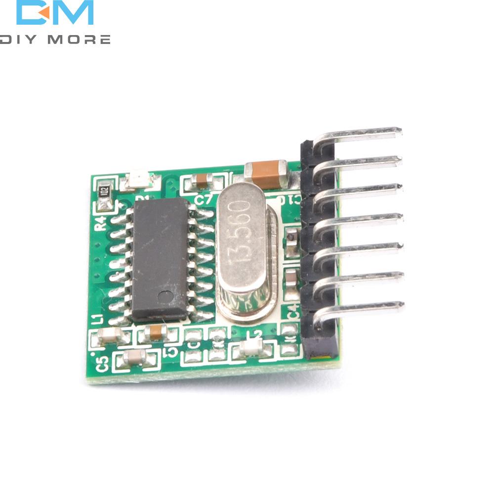 1PCS DC3.3-5V 433mhz Wireless Coding Receiver/Transmitter Decoding Receiver Module 4 CH Output for 433Mhz Remote Controller DIY