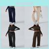 Pure Color Casual Pants For Women With Wide Leg Design For Autumn Winter Comfort