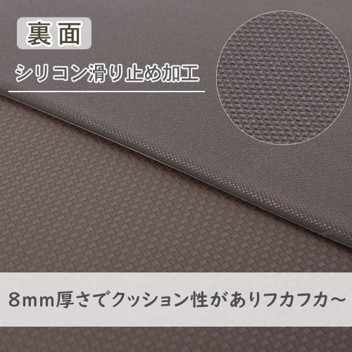 Baibu Home Kitchen Mat, Wipeable, No Washing Required, 8mm Memory Foam Cushion, Comfortable PVC, Stays In Place, Water-Repellent, Stain-Resistant, 180