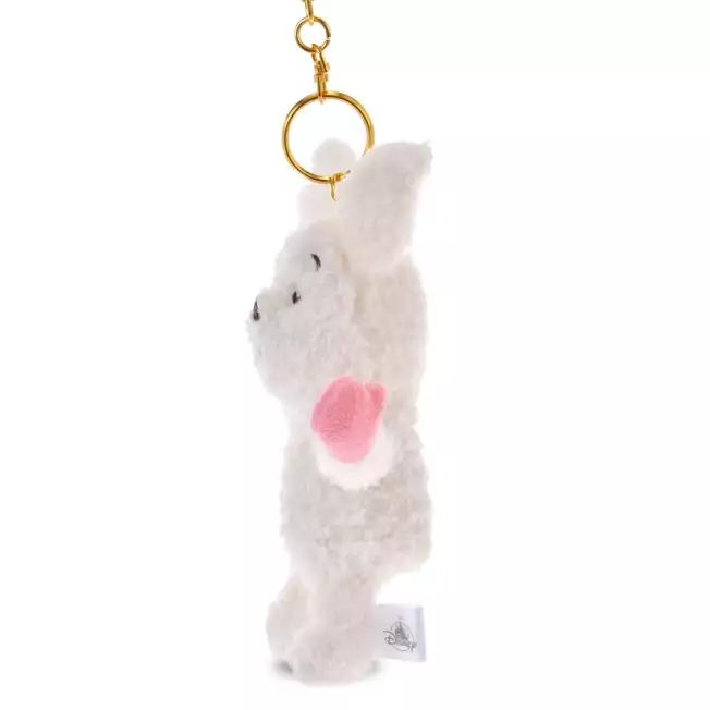 Disney Piglet Reversible Plush Keychain ( WHITE POOH ) Japan NEW Disney Store