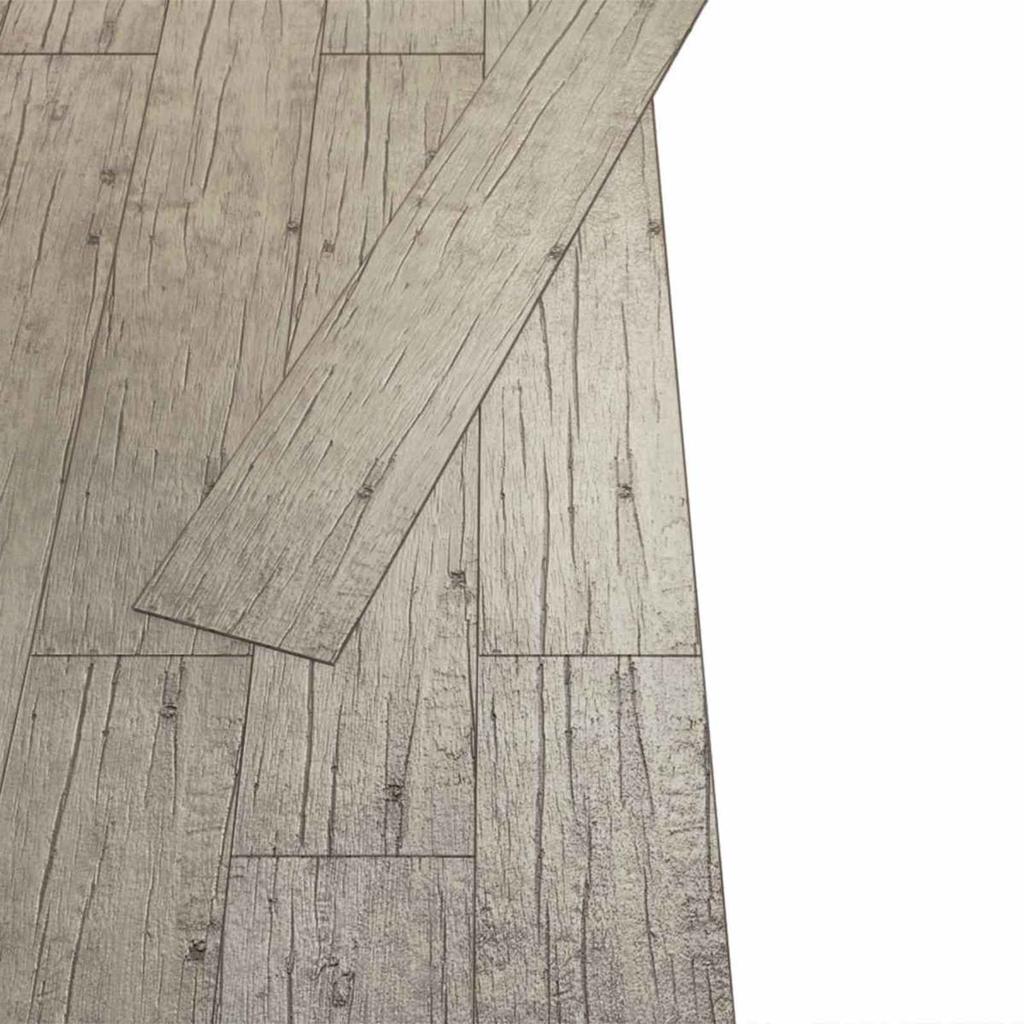 Flooring Planks Washed Oak 2.51 M² 18 Pcs. PVC