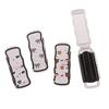 Mini Hair Brush Folding Massage Comb Head Massage Anti-Static Portable Travel Hair Brush Girl Hair Combs With Mirror