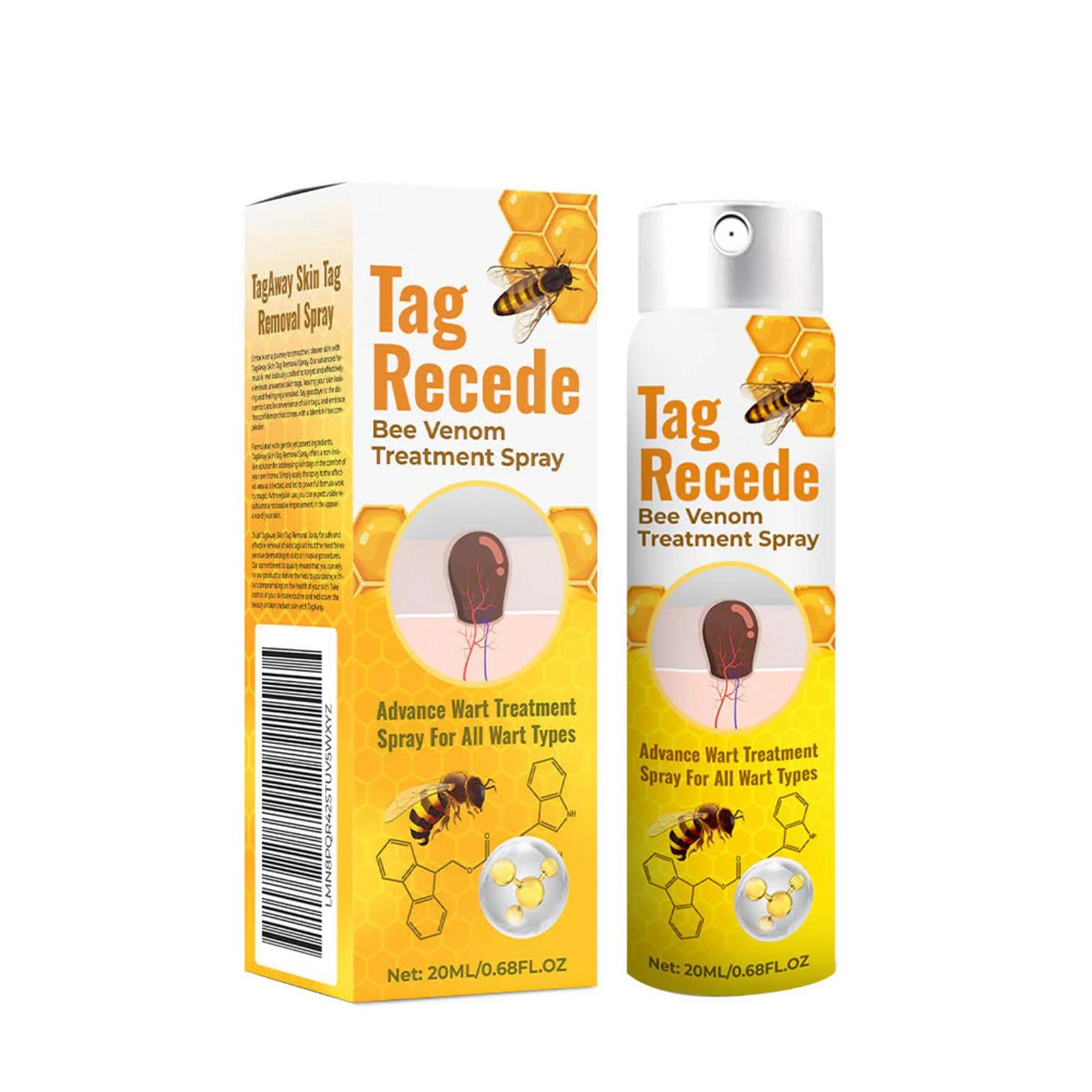 

Bee, 20 мл Tag Recede Bee Spray, спрей для кожи Tagrecede Bee. Безопасен для всех типов кожи.