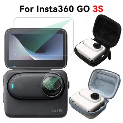 Bildschirm Objektiv Schutz Film für Insta 360 GEHEN 3S Gehärtetem Glas Schutz Film Insta360 GO3S HD Anti-Staub Objektiv Bildschirm schutz