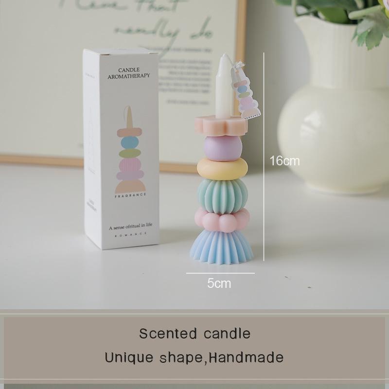 

Музыкальный сувенир в виде стопки, воск для моделирования ароматических свечей, атмосфера, креативный аромат, высококачественный подарок ручной работы для девочек 4