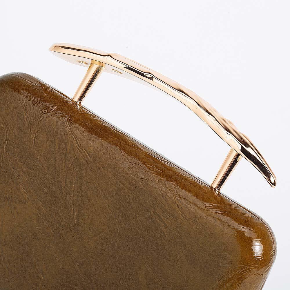 Europäische & Amerikanische Gold PU Umhängetasche - Stilvolle Abendmode für Society-Ladies
