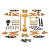 Metal Upgrade Swing Arm Steering Cup Linkage Shock Absorber Kit WLtoys 1/18 A959 A949 A969 A979 K929 RC Car Parts
