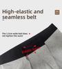 Men's Breathable Cotton Mid-High Waist Boxer Briefs with Side Opening and Anti-Chafing Design for Teens - European and American Style