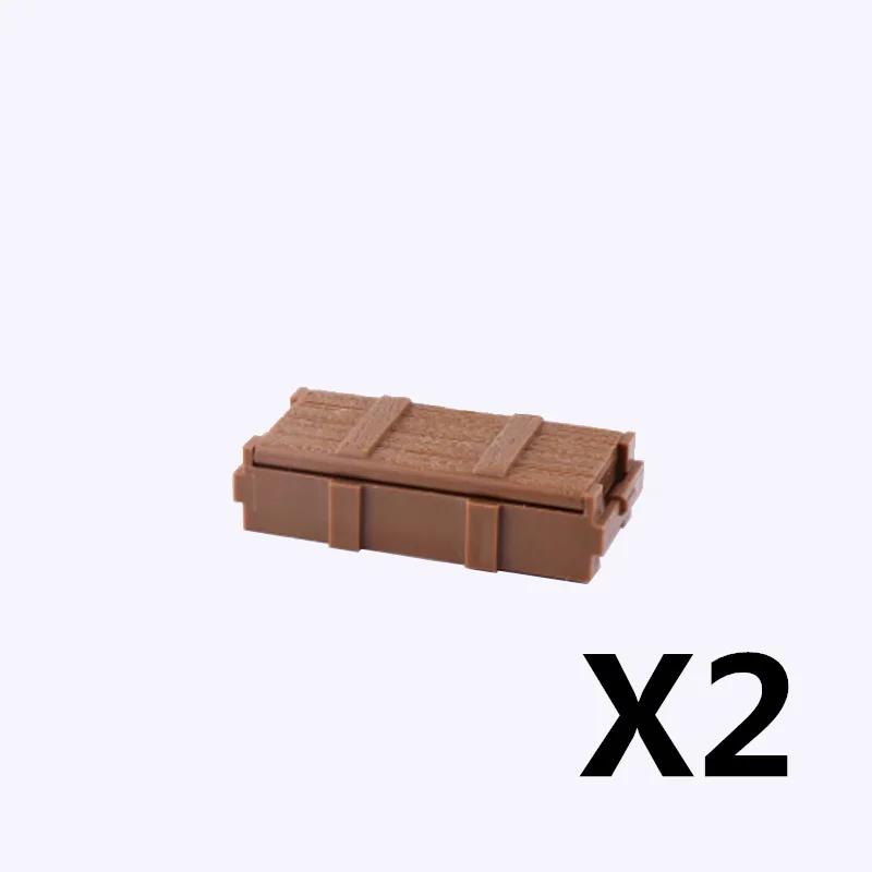 Militär Szene MOC Bausteine Spielzeug Zubehör Soldat Figur Stacheldraht Sandsack Zelt Medizinische Box Kette 30104 Straßensperre K042