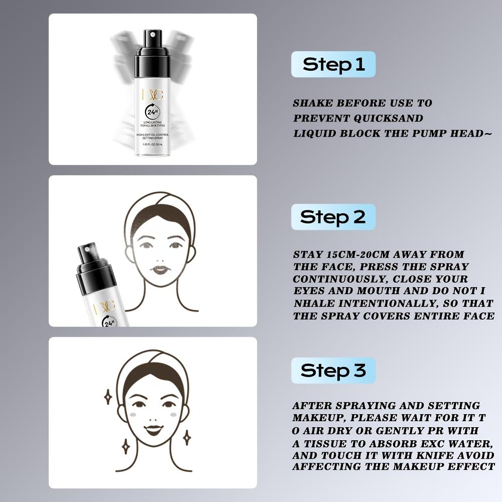 30ml Makeup Fixer Spray Waterproof Sweatproof Long Lasting Oil Control Hydrating Makeup Fixing Setting Spray Cosmetics