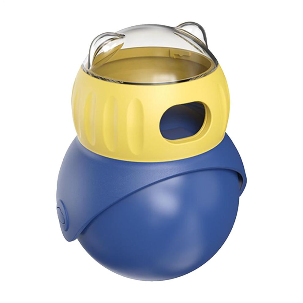 Cat Dispenser with Slow Feeding Design, Interactive Indoor Cat Feeder Ball for Mental Stimulation