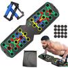 Faltbare Liegestützbrett für Heim-Fitnessstudio, 28 Löcher Ganzkörper-Fitnessbrett