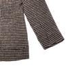 Durban Made In Japan Wool Blend Houndstooth Tailored Jacket Gray Men's Used