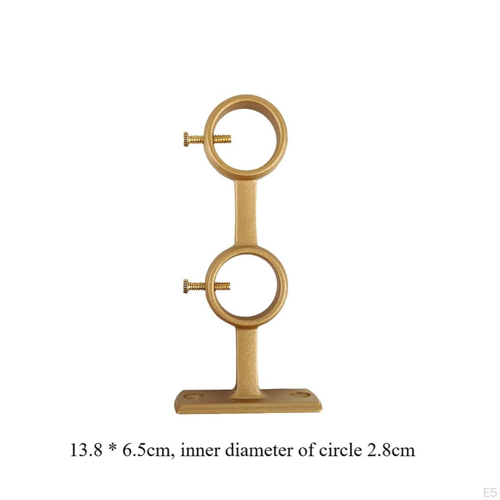 Doppelte Gardinenstangenhalterung unterstützt Fenstervorhanghalter für Hotel