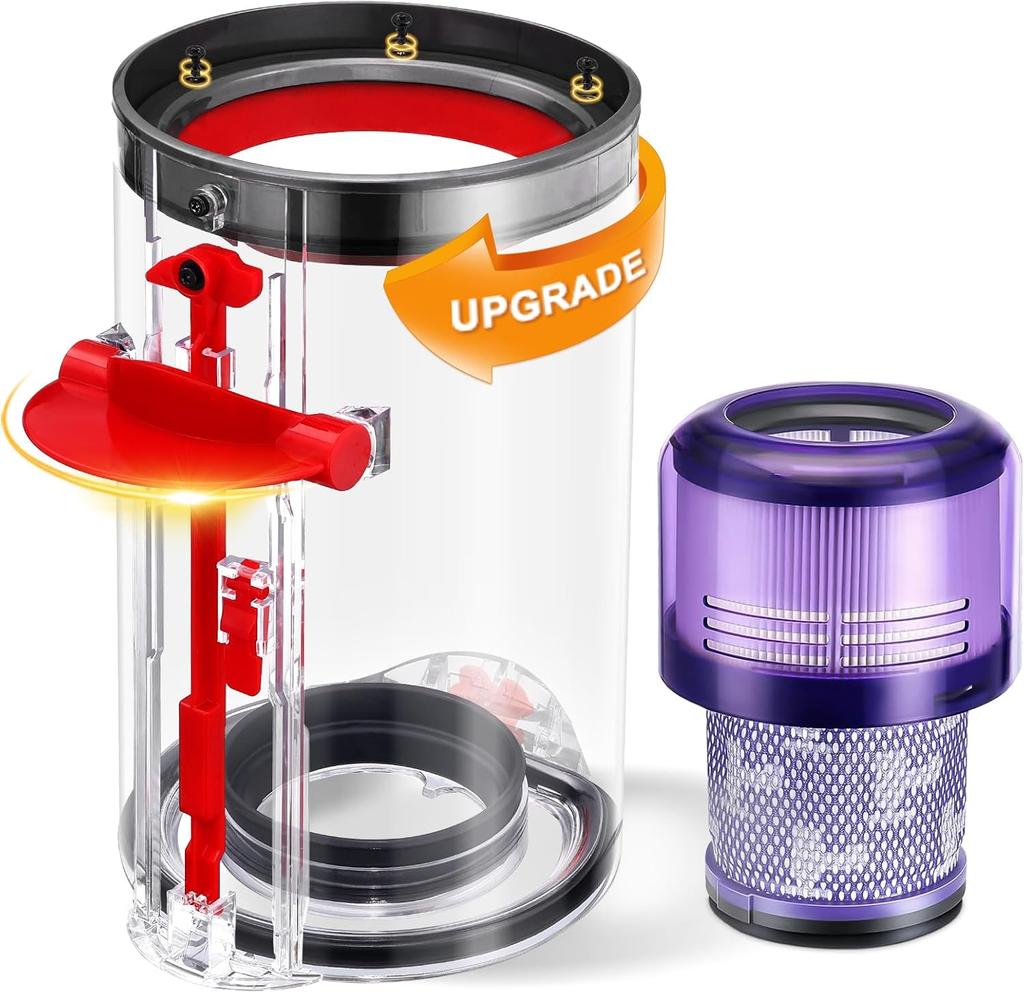 Für Dyson V11 V15 SV14 SV15 SV22 Staubsauger, Ersatz-Staubbehälter, Reinigungsstaubsauger und kabellose Komponenten 970013-02 HEPA