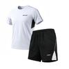 Kurzarm Sportanzug Sommer Locker Lässig Zweiteiliges Set