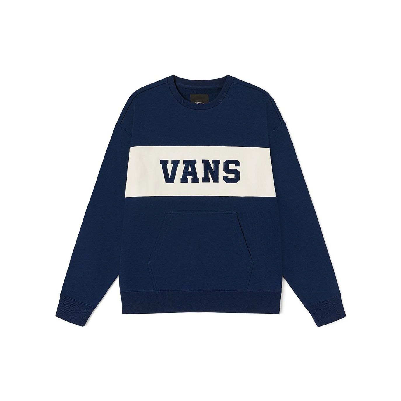 

Vans Color Block VANS Logo Crew Neck Sweatshirt Navy VN0002HRLKZ L