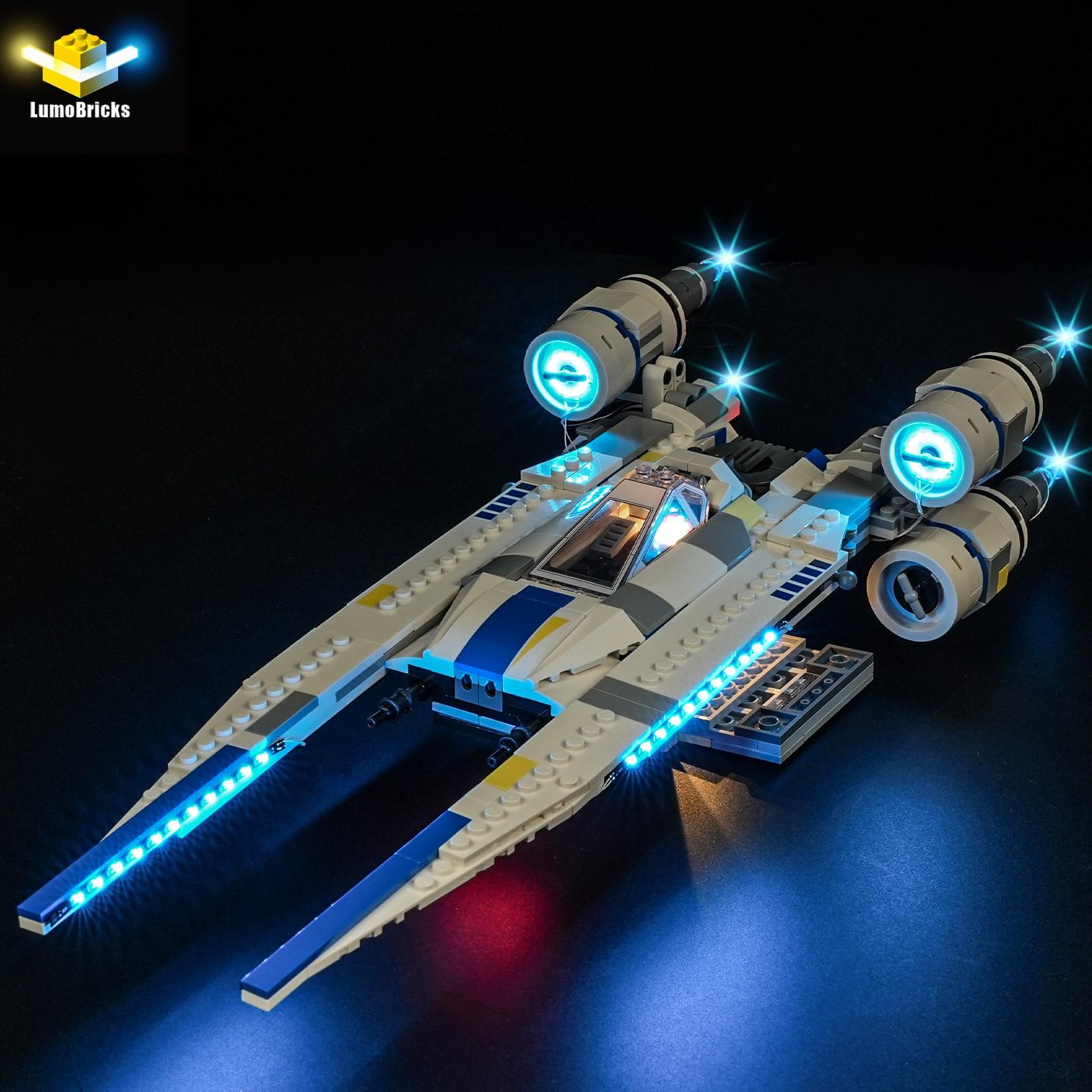 

Классический DIY LED-комплект для Lego 75399 Истребитель U-wing повстанцев™ Собранный конструктор Игрушка Украшение Регулируемые световые аксессуары Classic Version