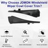 66894-4CL0A Black Front Windshield Wiper Cowl For Nissan Rogue 2014-2020 Cowl Extension Trim Cover OEM 66895-4CL0A Car Accessory