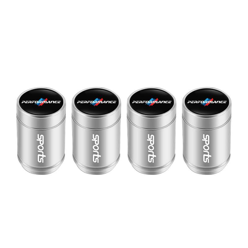 4Pcs 3D Metal Car Tire Valve Caps Wheel Dust Covers For BMW Performance E46 E60 E90 E39 E87 E36 E92 E70 E91 X3 X5 X1 X2 X4 X6 X7 RL2