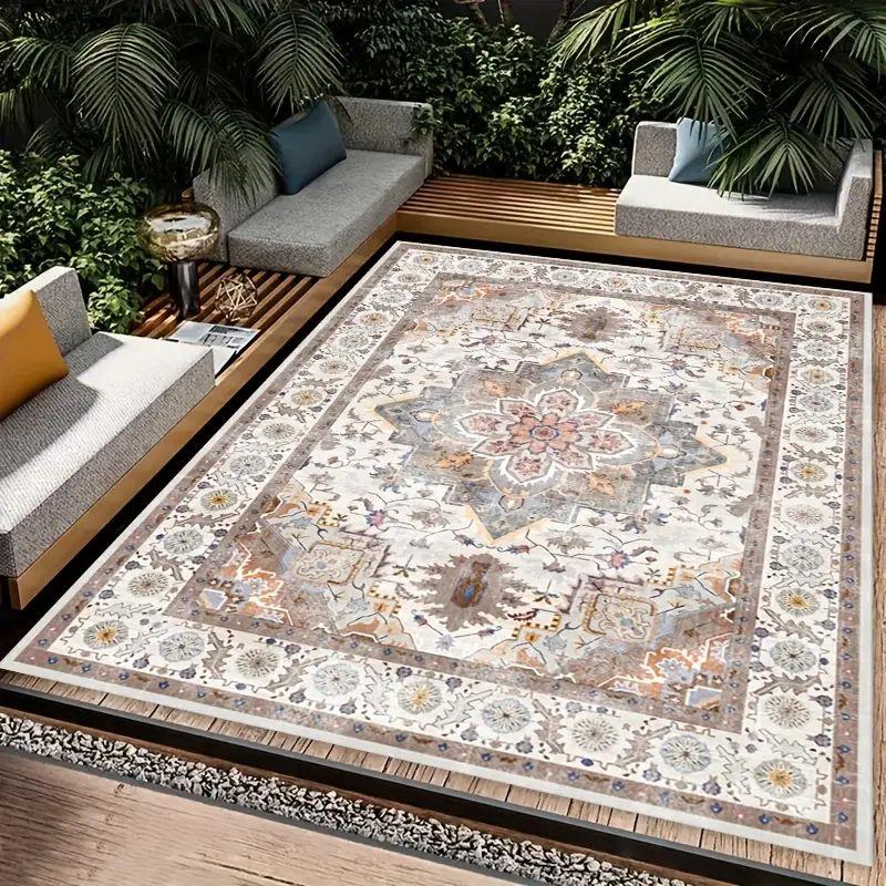 Bohemian Outdoor Carpet, Terrace Camping, Foldable And Convenient Carpet, Indoor Living Room Floor Mat, Home Decoration