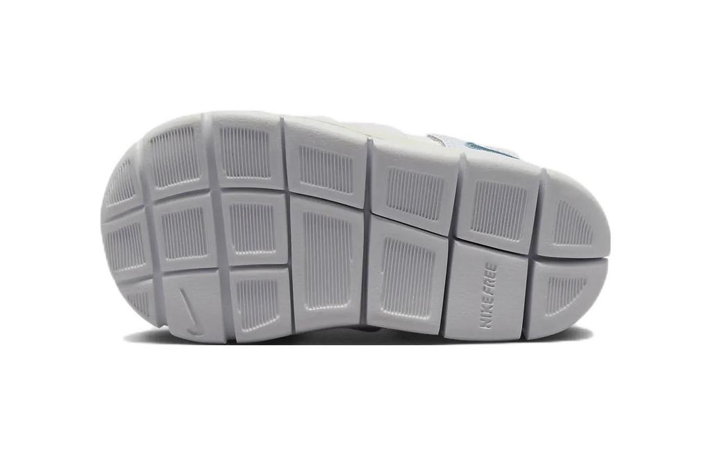 Nike Dynamo Free Slip Resistant Abrasion Resistant Low Top Sports Casual Shoes White Blue Pink Infant And Toddler 343938-101