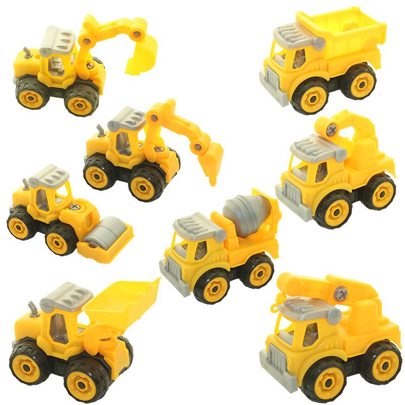 3C Genuine DIY Educational Children's Excavator Toy Model