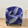 Club Chair Cover Stretch Tub Chair Slipcover Printed Sofa Cover Spandex Couch Covers For Living Room Bar Study
