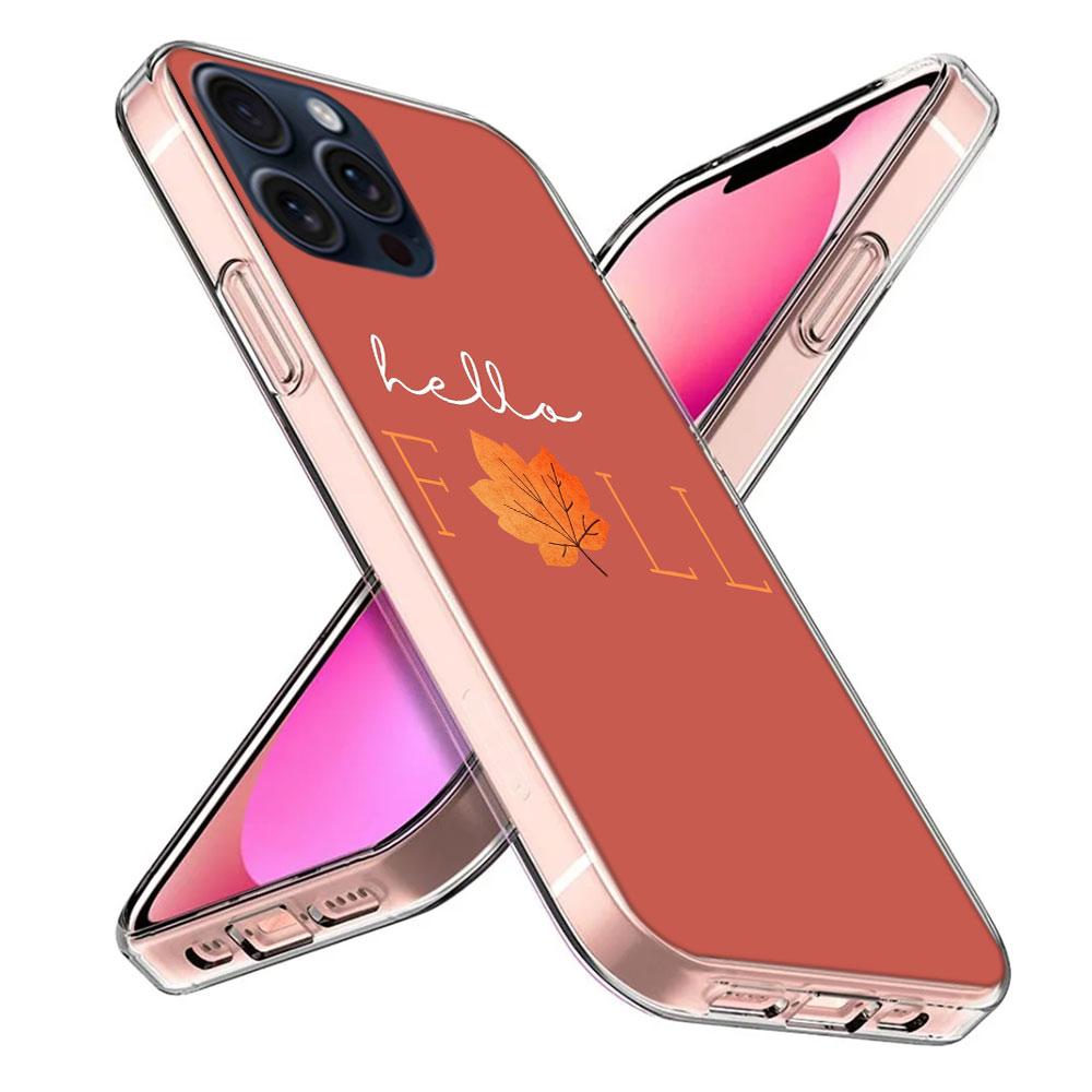 Pumpkin Happy Fall Capa Phone Case For Iphone 17 Air 16 Pro Max 15 12 Pro 14 Plus 17E 16E 11 13 Mini Cover Cases Fundas Cell Cle