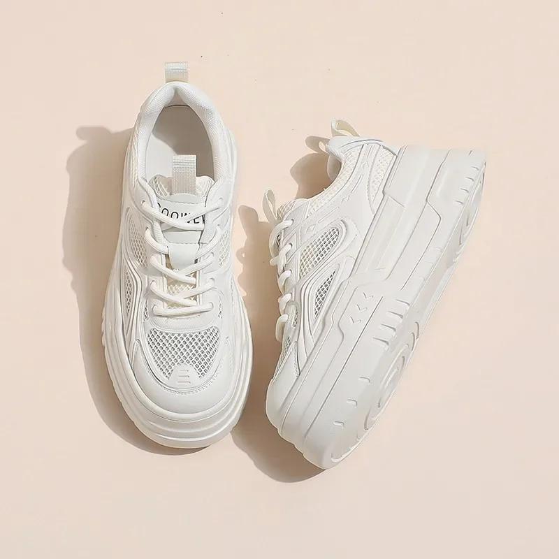 Fashion Women's Casual Breathable Sports Shoes 2025 Fashion Front Slip-Resistant Lace-up Shoes for Women Mesh Outdoor Comfortable Shoes