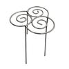 Anello di Supporto Metallico per Piante, Gabbia Decorativa a Gabbia per Peonie da Giardino, Anello Decorativo Grow-Through per Piante, Palo ad Anello Fiorito Impilabile per Piante da Casa, Dahlia, Crescita Iniziale