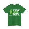 It's Okay To Not Be Okay Mental Health Awareness Green Ribbon Shirt