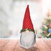 Cozy Plush Christmas Gnome With Gray Rudolph Design Perfect For Holiday Home Accents