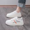 2025 Autumn White Shoes New Korean Version Ins Female Students Height Increase Platform Sports Board Shoes Casual Street Women's Shoes