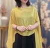 Summer Fashion Solid Color Sun Protection Silk Scarf Shawl for Women