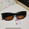 Korean Style Sun Glasses for For Women Cat Eye Shape UV Ray Blocking Sun Glasses For Men High Quality Sun Glasses for For Men