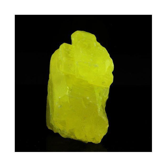 Pierres et Minéraux. Soufre. 205.15 ct. Trabia-Tallarita Mine, Sommatino, Sicily, Italie.