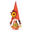 Thanksgiving Gnomes Decoration Plush Sunflower Handmade Tomtes Swedish Gnomes Tomtes Ornaments for Kitchen Tiered Tray