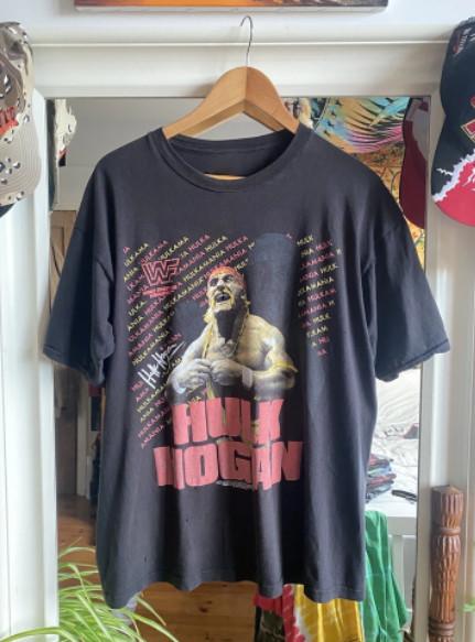 Vintage 1991 Hulk Hogan ‘HULKAMANIA’ WWF T-Shirt WWE Wrestling 90s S-5XL M