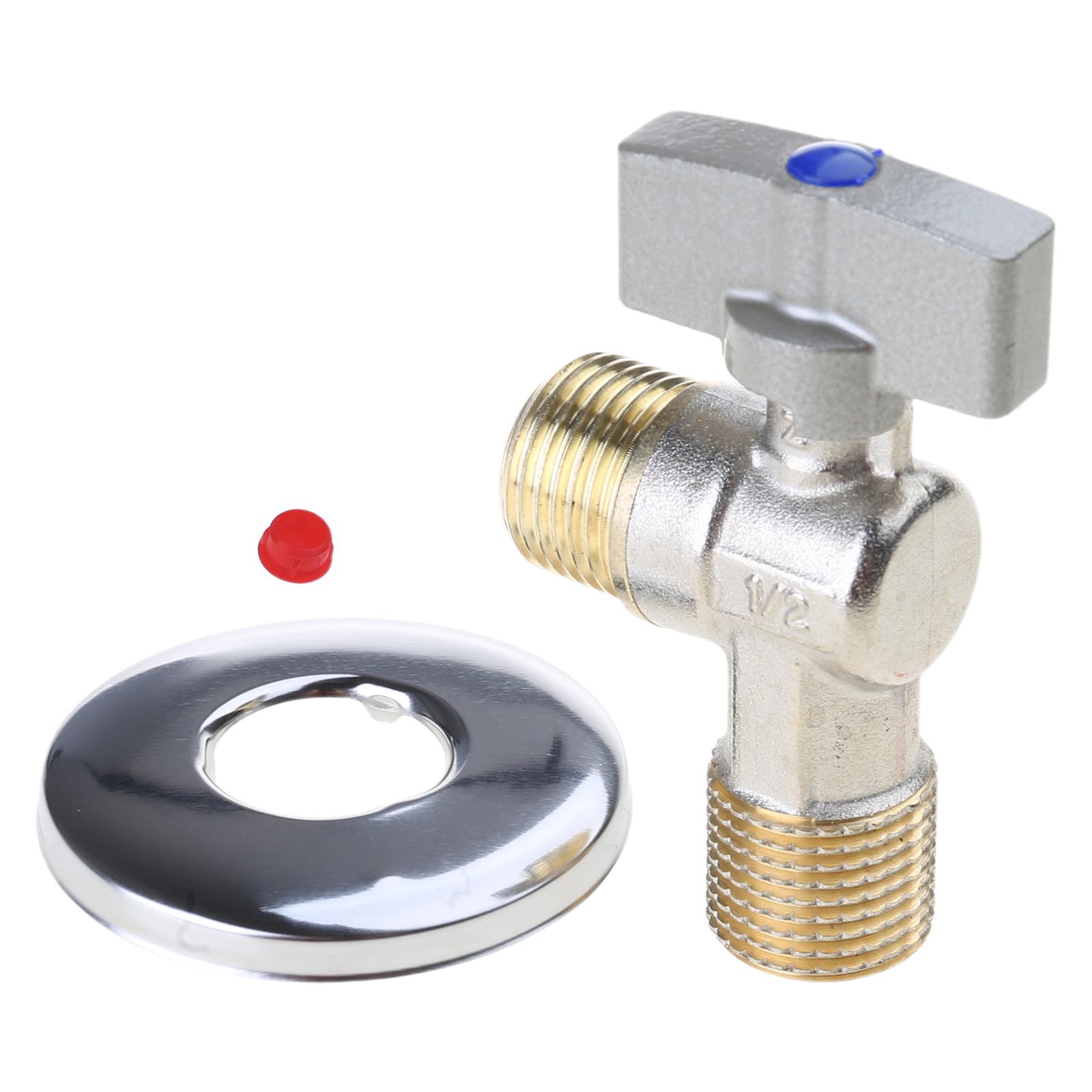 

Water Shut Down Valves With Handle Water Flow Control Valves Hot/Cold Water Turn Angle Stop Valves Bathroom Accessroies 1