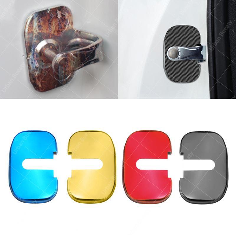 Car Door Lock Cover Auto Protection Case For Tesla Model 3 Model S Model X Model Y Cybertruck P100D Roadster Car Accessories