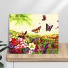 Rámová malba podle čísel pro dospělé Sada DIY Dárek Akrylová barva podle čísel Obraz motýla pro nástěnné dekorace 40x50