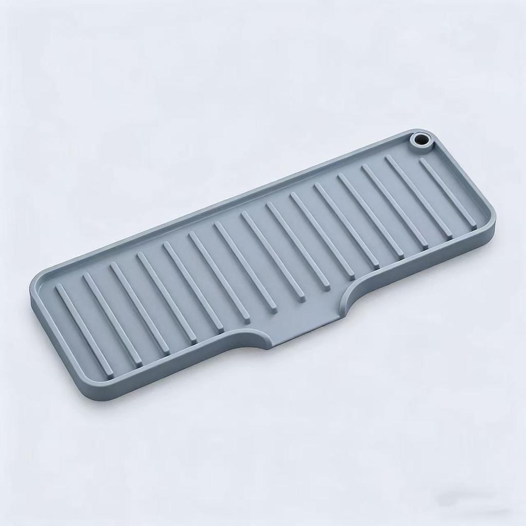 Long Size Silicone Soap Drain Pad Multifunctional Storage Mat Bathroom Soap Household Daily Storage Cushion  Soap Container